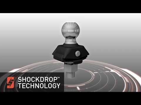 RockerBall Cushion Ball Mount - with 2" Ball - 2" Shank - 5" Drop