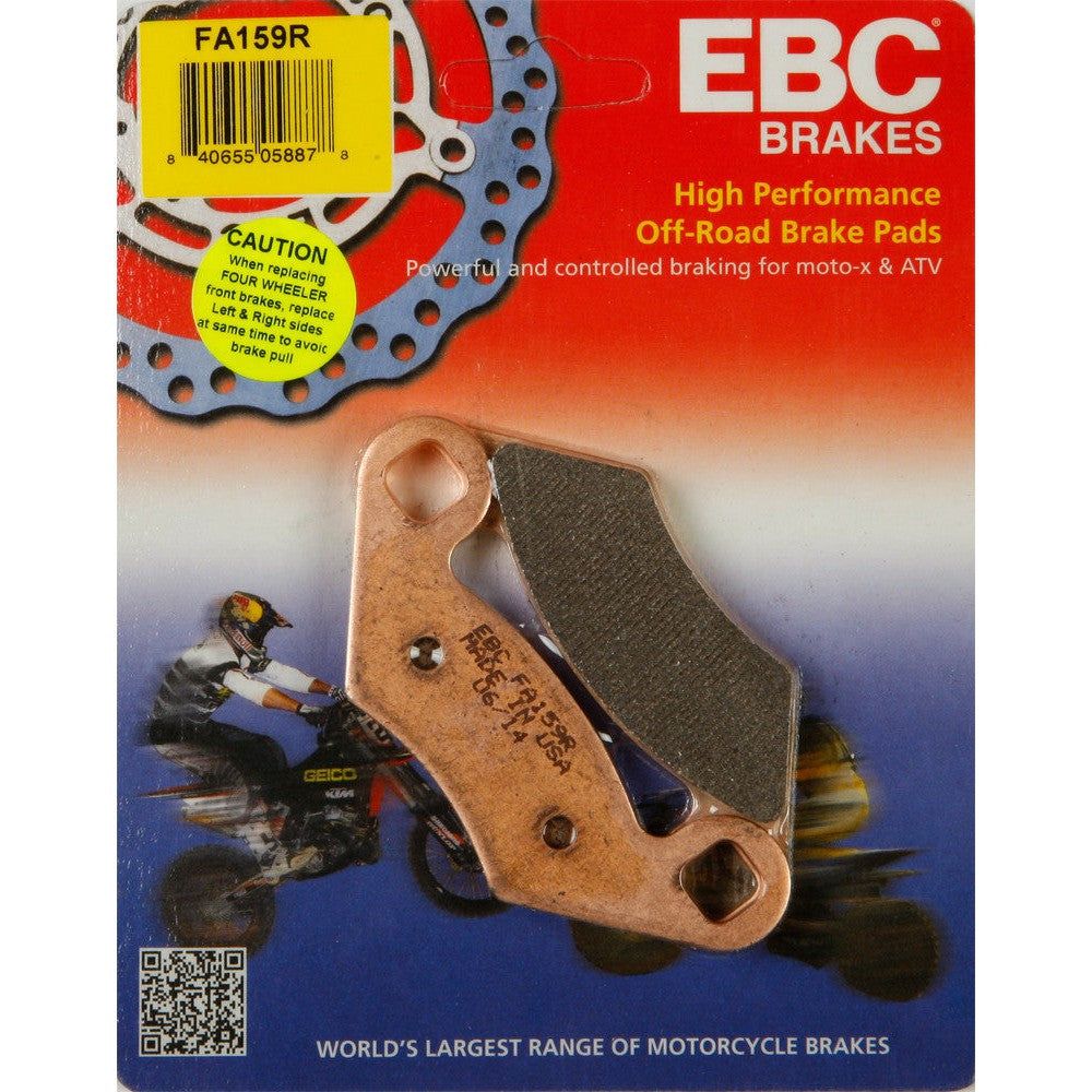 EBC 1 Pair Sintered R Series Heavy-Duty Brake Pads MPN FA159R