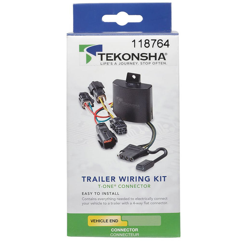 Load image into Gallery viewer, T-Connector Custom Trailer Wiring Harness, 4-Way Flat, w/Circuit Protected HD Module fits Select GMC Terrain, Without Relay Provisions
