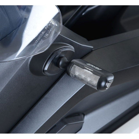 R&G Racing Black Front Indicator Adapter Kit For 2018-2020 Honda NC750X