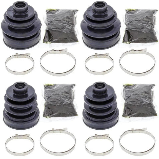 Complete Rear Inner & Outer CV Boot Repair Kit for Yamaha 660 RHINO 2006-2007