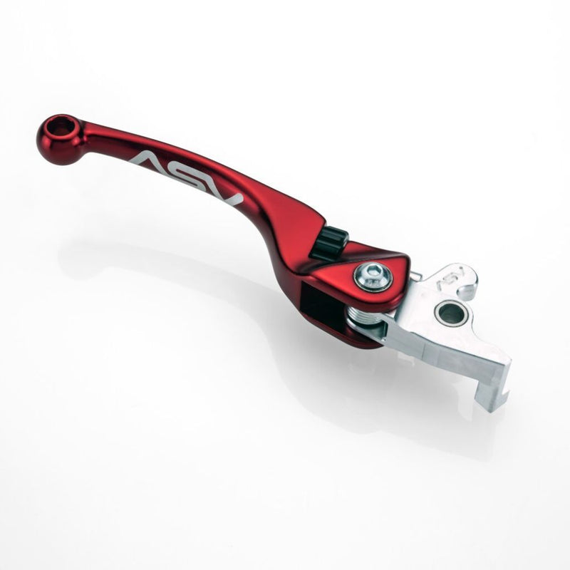 Load image into Gallery viewer, ASV Red F4 Quad Model Clutch + Brake Lever Pair Pack For Honda TRX450R Kick Start 2004-2012
