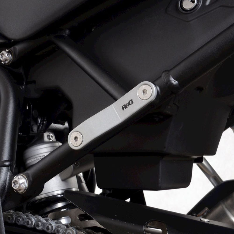 Load image into Gallery viewer, R&amp;G Racing Black Footrest Delete Blanking Plates BLP0106BK
