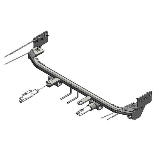 Blue Ox BX2633 Baseplate fits 2012-2014 Ford Focus S, SE, SEL & Titanium (hatchback or sedan) (no adaptive cruise control)