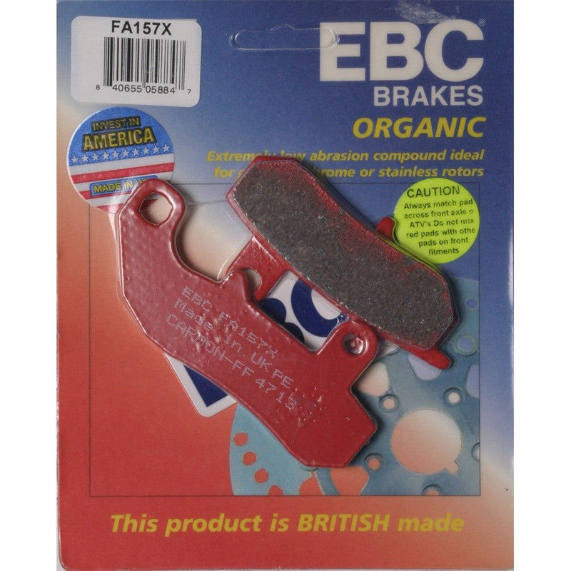Load image into Gallery viewer, EBC 1 Pair Performance X-Series Carbon Brake Pads For Suzuki DR650S 1990-1995
