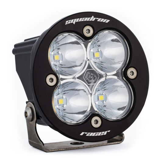 Baja Designs Auxiliary LED Light Pod Each Squadron-R Racer Series Spot Pattern Clear Lens Universal 730001