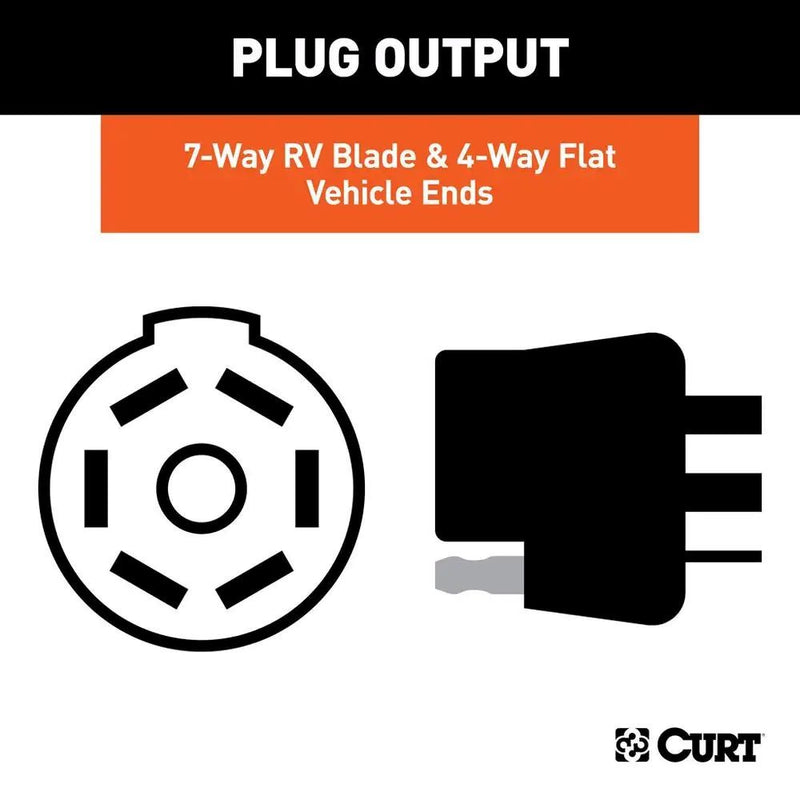 Load image into Gallery viewer, (Replaced LM-40955) Dual-Output 7 &amp; 4-Way Connector (Plugs into USCAR)
