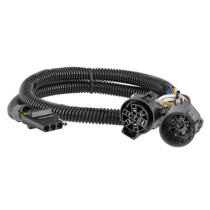 T-Connector Provides Replacement OE 4-Way Flat Socket (T's into USCAR Socket) (Requires Factory 7-way Harness on Vehicle)
