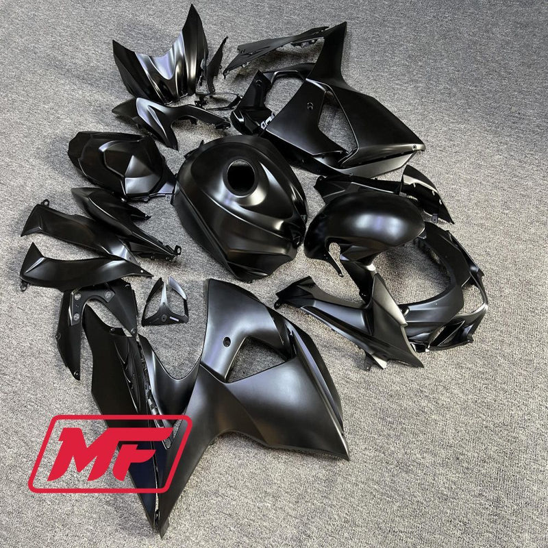 Load image into Gallery viewer, Monster Fairings Full Kit Suzuki GSXR1000 09-16 Matte Black + Windshield + Gas Tank Cover
