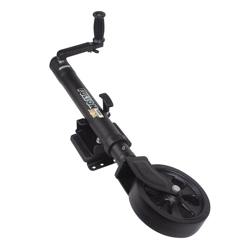 Load image into Gallery viewer, XLT Jack, 1,500 lbs., Swing Away, Bolt-On (Mounting Hardware Incl.), 12 Travel, Patent Pending TruTurn 360 Castering System
