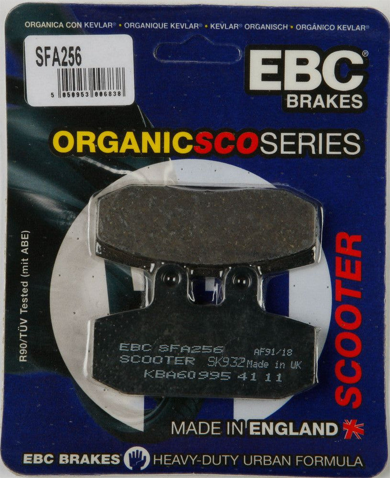 Load image into Gallery viewer, EBC 1 Pair Premium SFA Organic OE Replacement Brake Pads MPN SFA256
