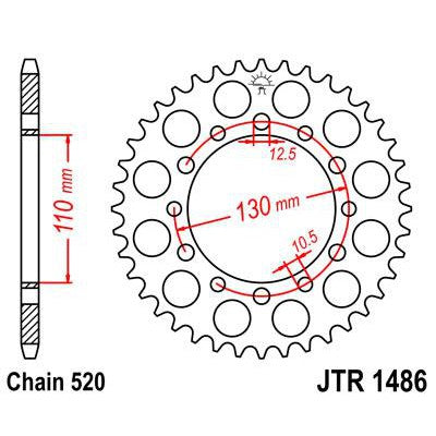 Load image into Gallery viewer, Front &amp; Rear Sprocket Kit for HONDA TRX200 Fourtrax/D Fourtrax Type II 90-97
