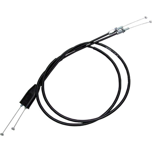Motion Pro Black Vinyl Push - Pull Throttle Cable Set For Honda CRF250R 2010-2013