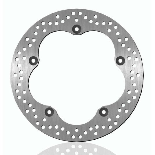 Brake Rotor For Honda VFR1200F Interceptor/FA DCT 2010-2016 Contour Rear Silver
