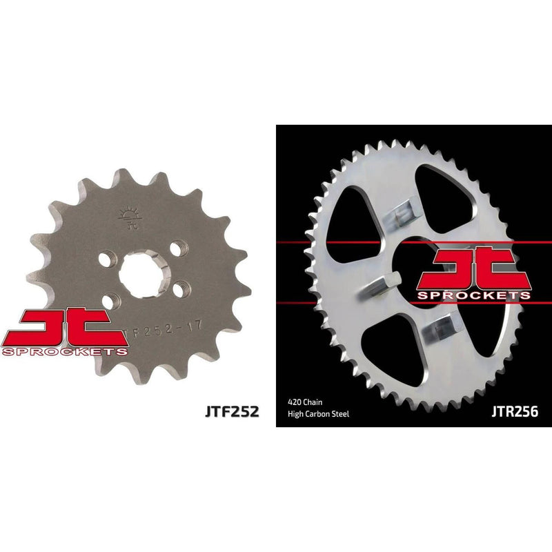 Load image into Gallery viewer, Front &amp; Rear Sprocket Kit for HONDA XR75 K1-K5 74-78 JT Sprockets
