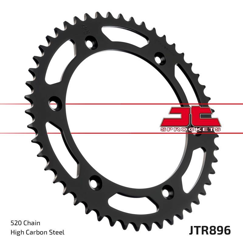 JT Sprockets Rear Steel Sprocket 50 Tooth 50T 520 Chain For KTM 250 ISDT Enduro 1988 JTR896.50