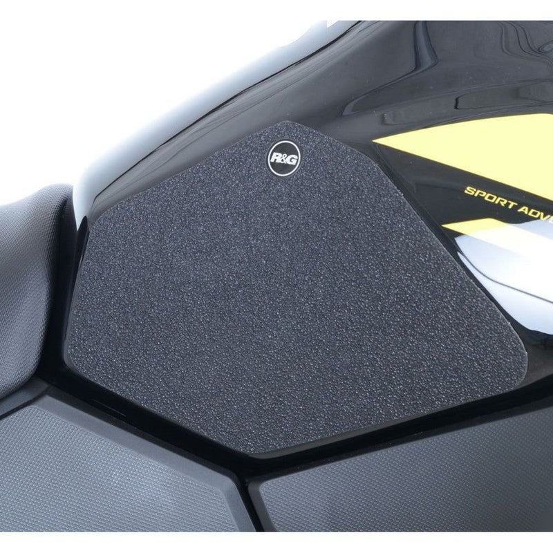 Load image into Gallery viewer, R&amp;G Racing Black Tank Traction Grips For 2017-2020 Suzuki Vstrom 250 DL250L8
