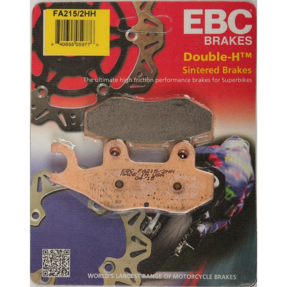 EBC 1 Pair Sintered HH Race Formula Brake Pads MPN FA215/2HH