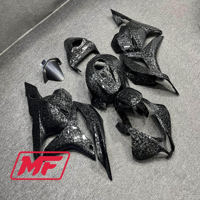 Monster Fairings Full Kit Honda CBR600RR 09-12 Forged Carbon Fiber Style + Windshield + Gas Tank Cover