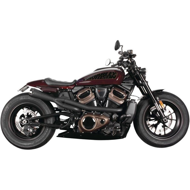 Load image into Gallery viewer, Two Brothers Racing 2-Into-1 Comp-S Exhaust Black For Harley-Davidson Sportster S 2021-2022
