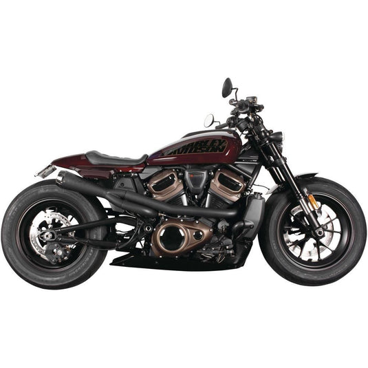 Two Brothers Racing 2-Into-1 Comp-S Exhaust Black For Harley-Davidson Sportster S 2021-2022
