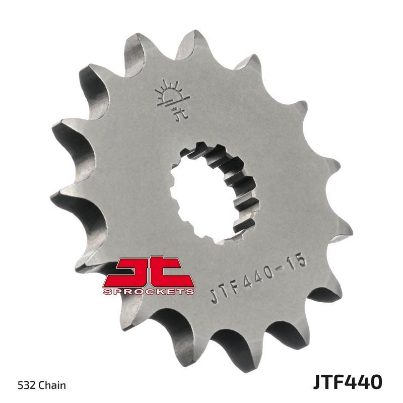JT Sprockets Front Steel Sprocket 15 Tooth 15T 532 Chain For Suzuki GSXR1100 WR 1993-1994 JTF440.15