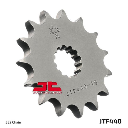 JT Sprockets Front Steel Sprocket 15 Tooth 15T 532 Chain For Suzuki GSXR1100 WR 1993-1994 JTF440.15