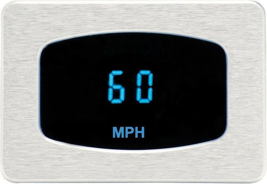 Dakota Digital Odyssey Satin Mini Speedometer With Blue Display ODY-01-3-S-B