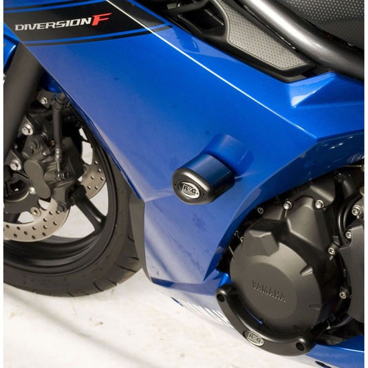 R&G Racing Black Aero Style Crash Protection Bobbins For 2015-2016 Yamaha Diversion XJ6 SF - FZ6R