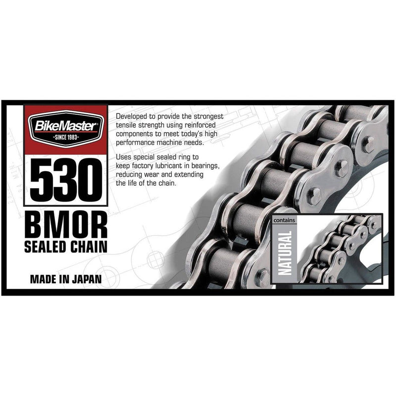 Load image into Gallery viewer, 530 BMOR Chain Natural, Front &amp; Rear Sprocket Kit for SUZUKI GSX-R750 1990-1992
