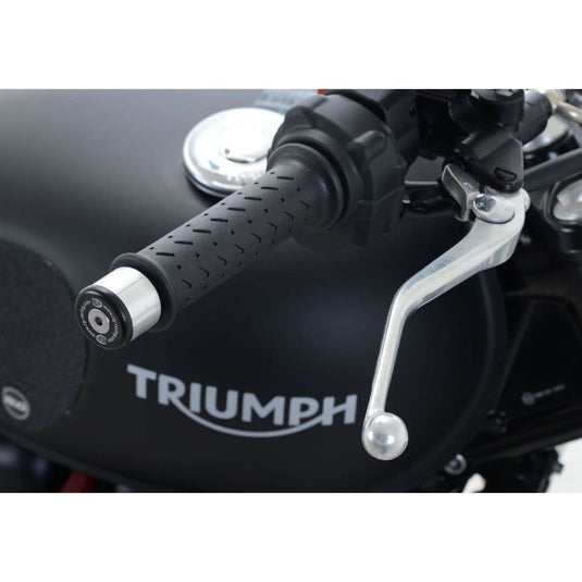 R&G Racing Black Bar End Sliders For 2019-2021 Triumph Speed Twin 1200
