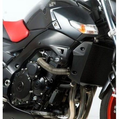 R&G Racing Black Aero Style Crash Protectors For 2006-2012 Suzuki GSR600