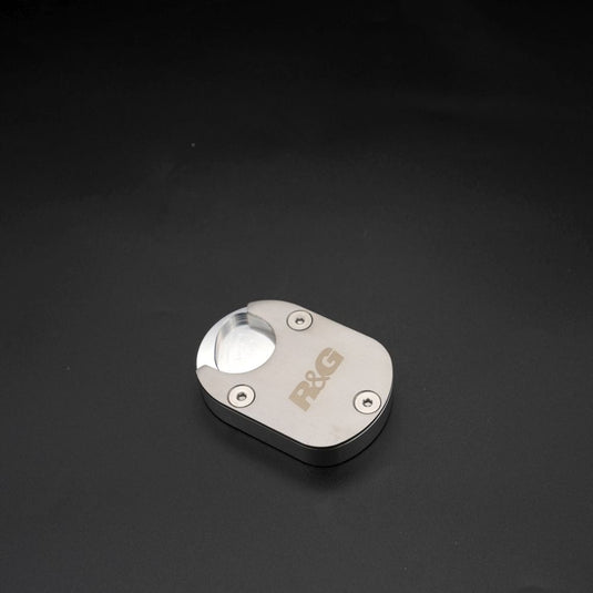 R&G Racing Silver Kickstand Shoe For 2024-2025 Aprilia RS457