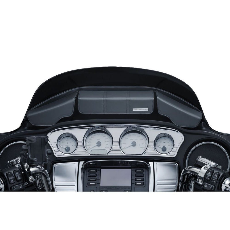Load image into Gallery viewer, Kuryakyn Batwing Fairing Windshield 3 Pocket Pouch Bag Harley Touring 2014-2017
