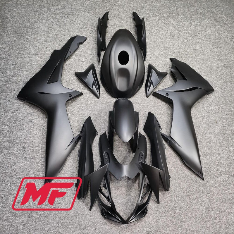 Load image into Gallery viewer, Monster Fairings Full Kit Suzuki GSXR600-750 11-22 Matte Black + Windshield + Gas Tank Cover
