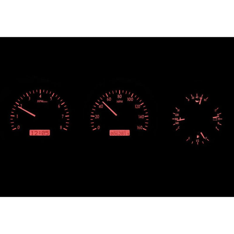 Load image into Gallery viewer, Dakota Digital 1981-1993 Dodge Full-size Truck/Ramchargers VHX Silver Red Display Gauge Kit VHX-81D-PU-S-R
