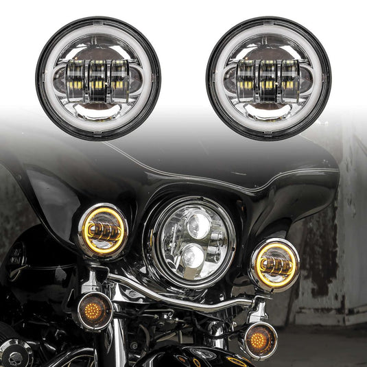 XK Glow 4.5" Passing Lights Chrome - XK042011-W