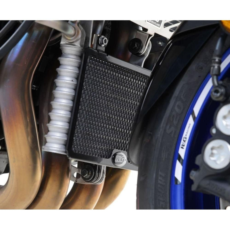 Load image into Gallery viewer, R&amp;G Racing Black Oil Cooler Guard OCG0029BK
