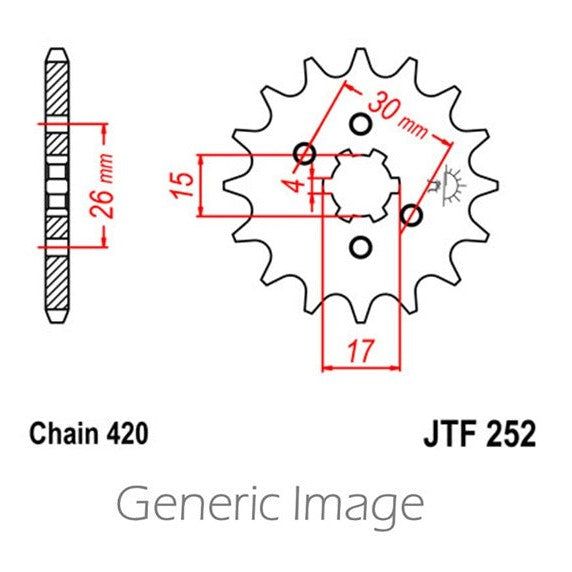Load image into Gallery viewer, Front &amp; Rear Steel Sprocket Kit for ATV/UTV HONDA TRX70 FourTrax 1986-1987
