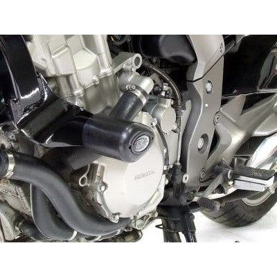 Load image into Gallery viewer, R&amp;G Racing Black Aero Style Crash Protection Bobbins For 2006-2009 Honda CBF1000 ABS
