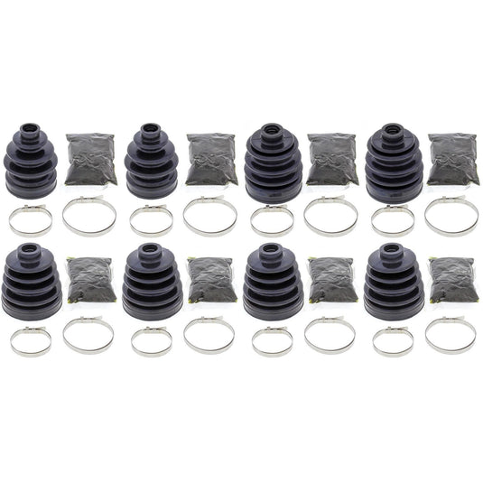 Compl Front & Rear Inner & Outer CV Boot Rep Kit Outlander MAX 650 XT 4X4 06-07