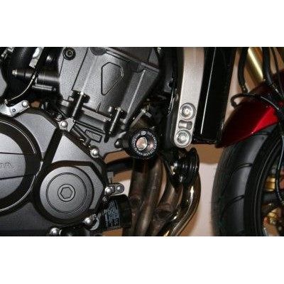 Load image into Gallery viewer, R&amp;G Racing Black Classic Style Crash Protectors For 2007-2024 Honda CB600F 599 Hornet

