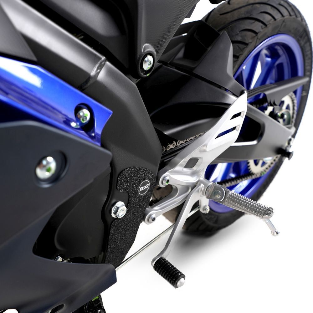 R&G Racing Black Boot Guard Kit For 2020-2024 Yamaha MT-125