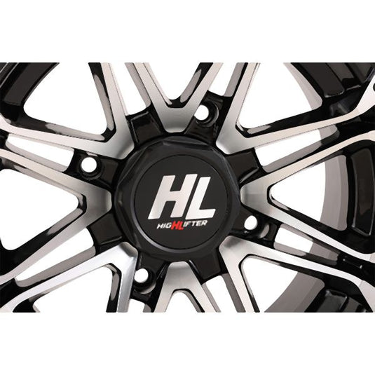 High Lifter 14x7 4/110 2+5 Gloss Black Machined HL3 Wheel 14HL03-1111