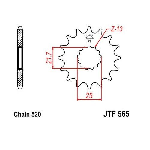 Steel Front Sprocket 15T for Street SUZUKI GS500E 1989-1993