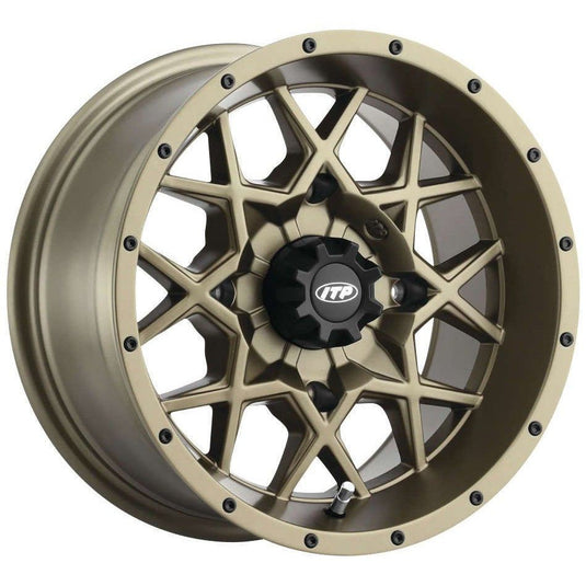 ITP Hurricane 14" Bronze Wheels And Mud Lite Tires [28x10-14]