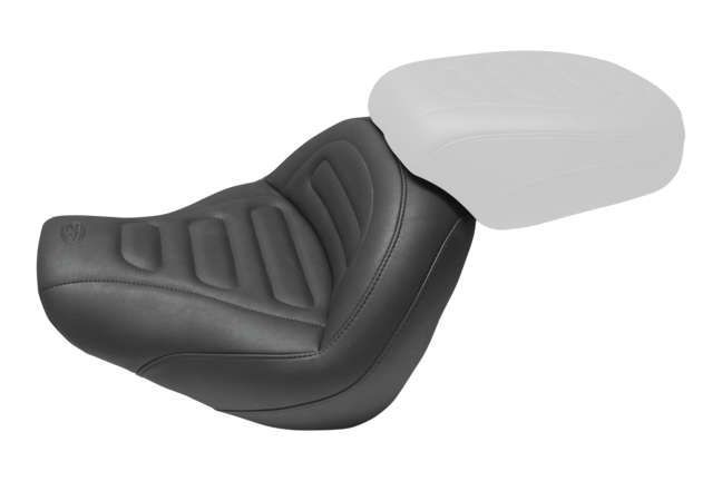 Load image into Gallery viewer, Mustang Standard Touring Seat With Backrest Black 75887
