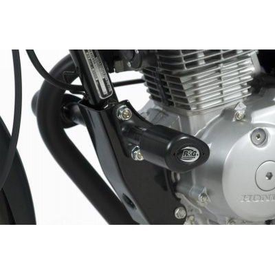Load image into Gallery viewer, R&amp;G Racing Black Aero Style Crash Protection Bobbins For 2009-2016 Honda CBF125
