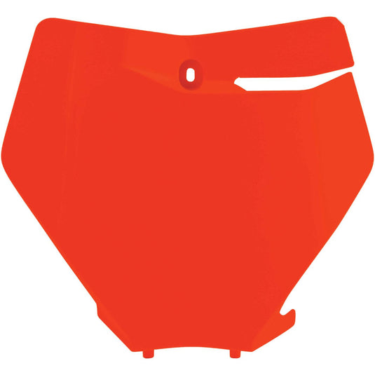 Acerbis 16 Orange Front Number Plate for KTM - 2736275226