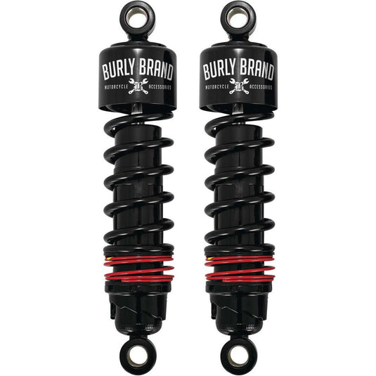 Burly Brand Slammer Plus 11.5" Shocks Black - B28-1204B